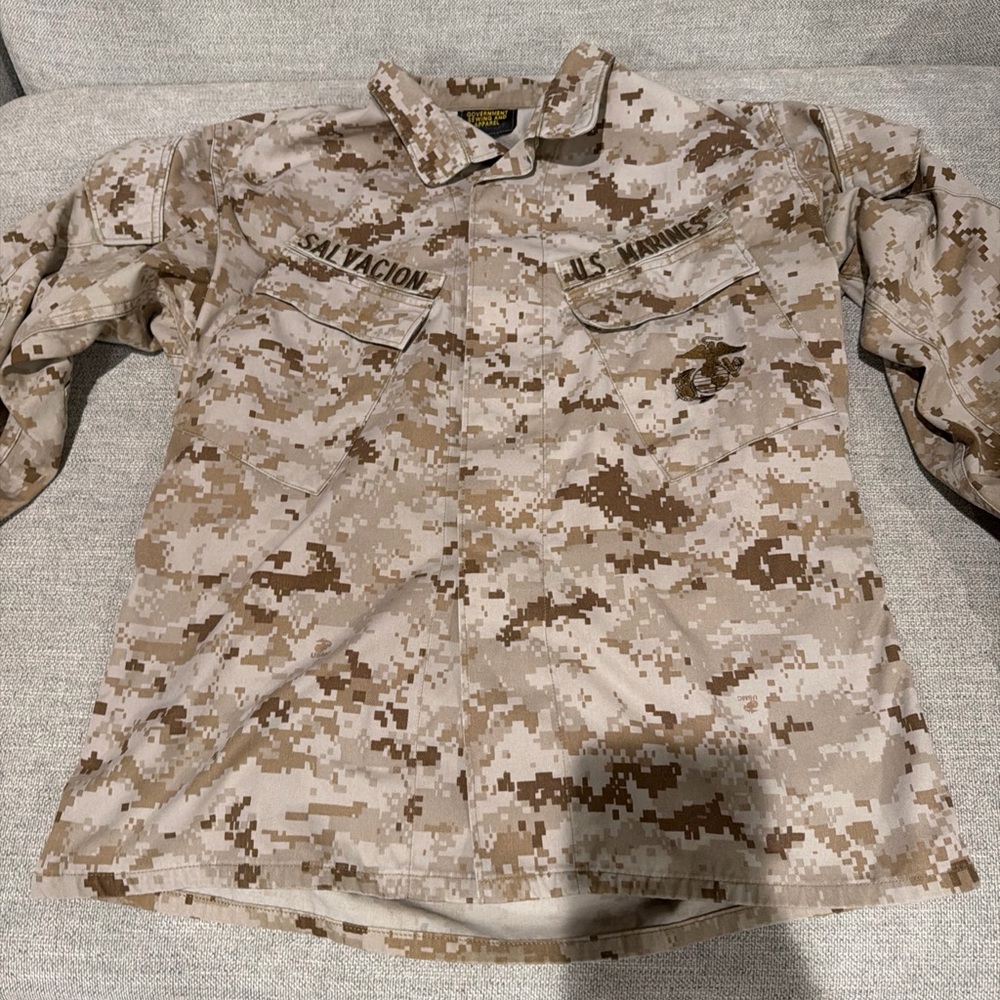 U.S. Army Camouflage Shirt - Tan and Brown